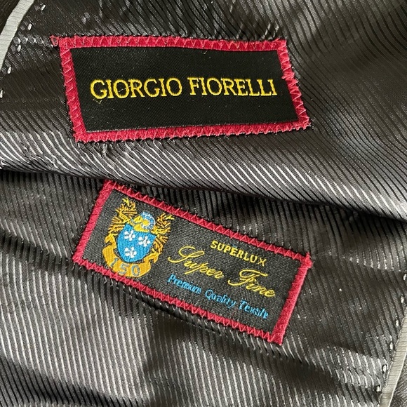GIORGIO FIORELLI-Men’s Blk Superlux Super Fine Premium Quality SuitJacket-Size42 - Picture 3 of 7
